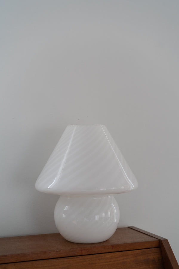 Swirl Murano Mushroom Lamp