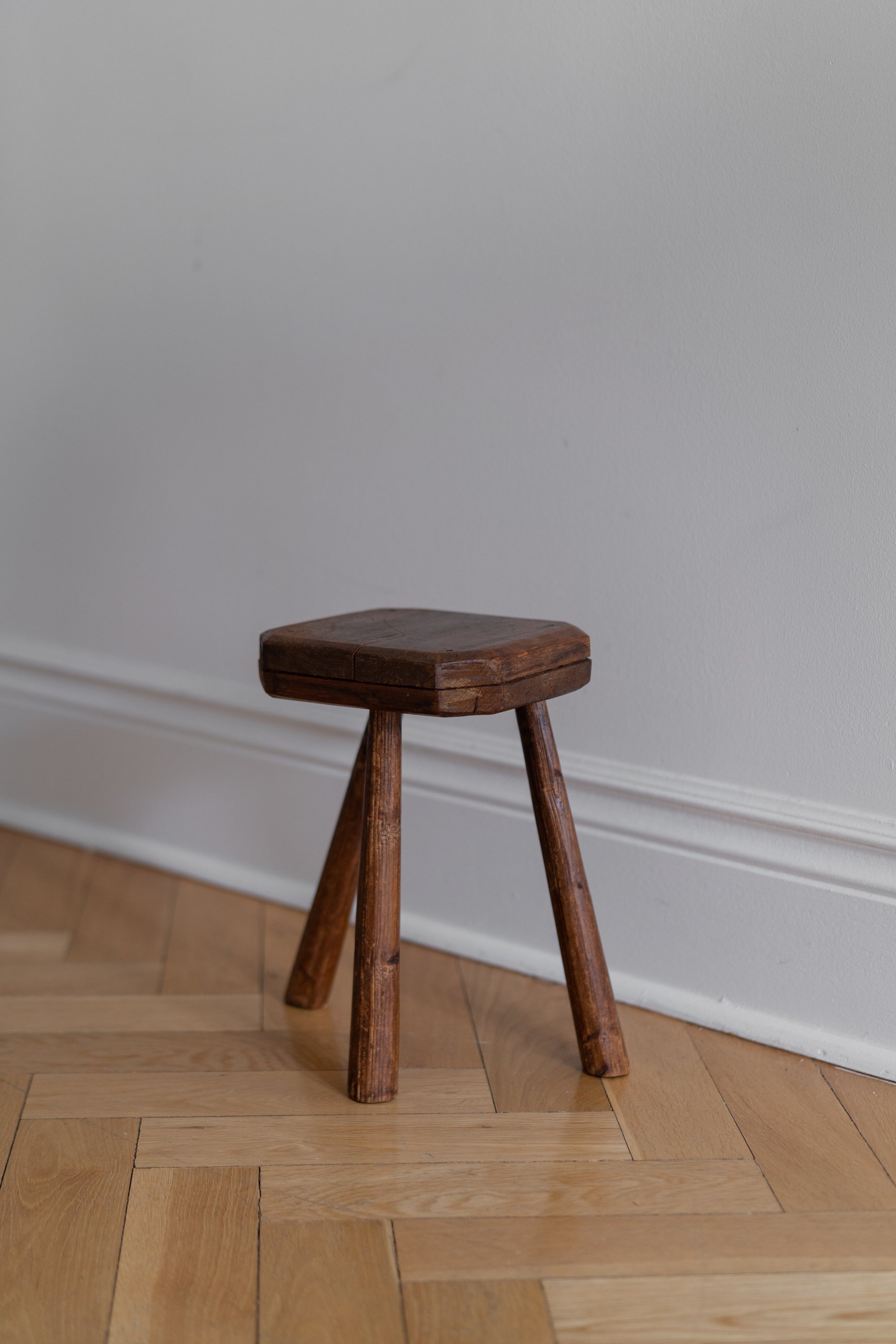 Brutalist Tripod Milking Stool