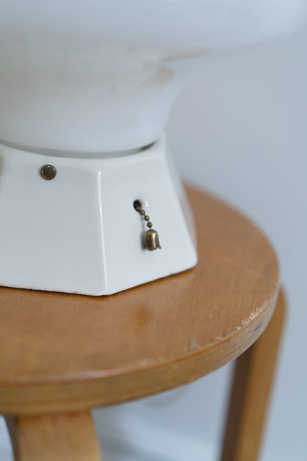 Ceramic Base Mushroom Lamp