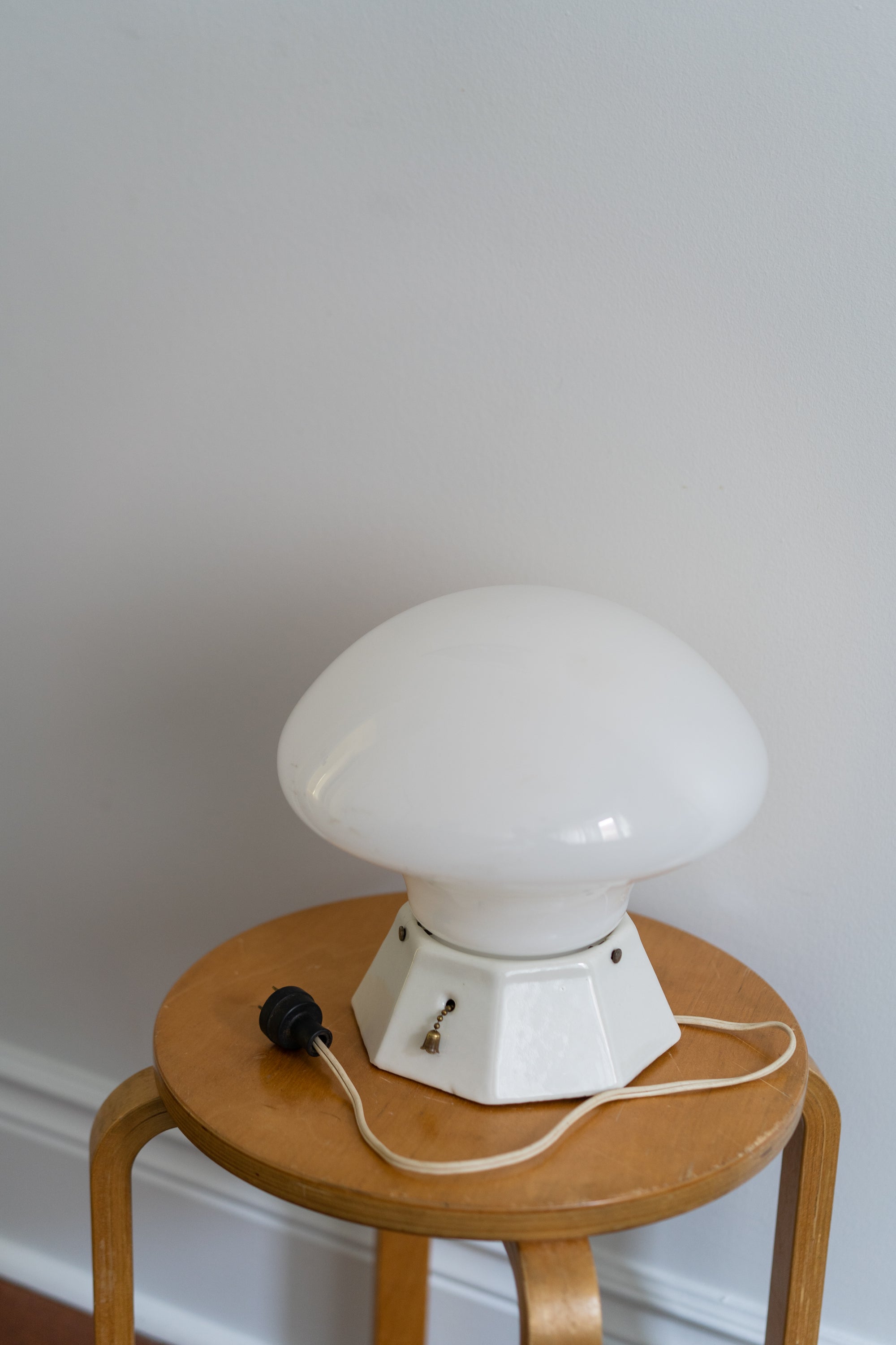 Ceramic Base Mushroom Lamp
