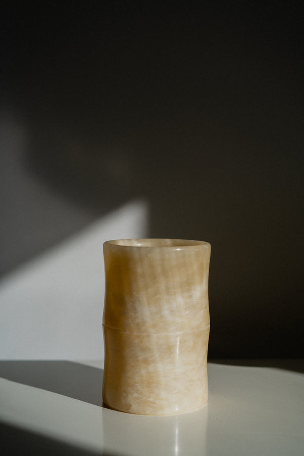 Honey Stone Vase
