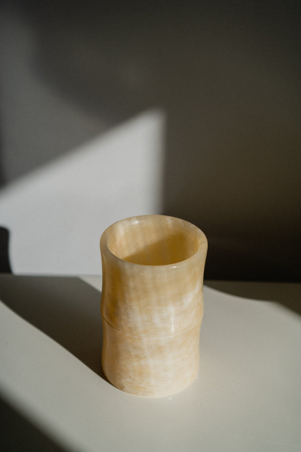 Honey Stone Vase