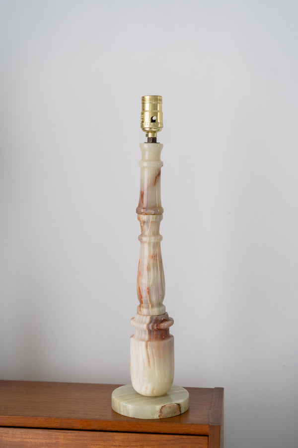 Onyx table lamp