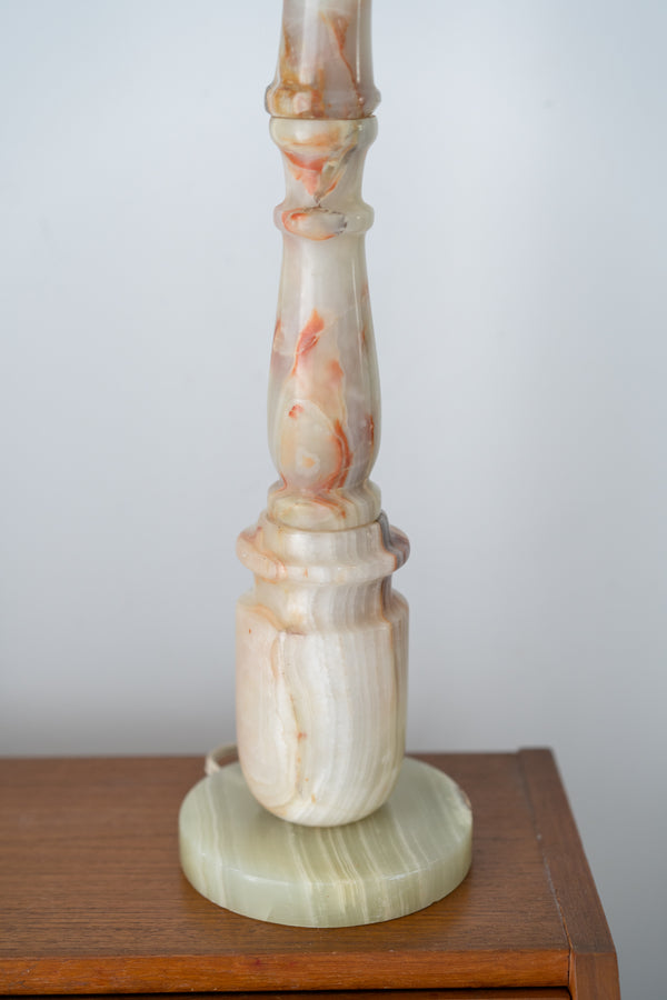 Onyx table lamp