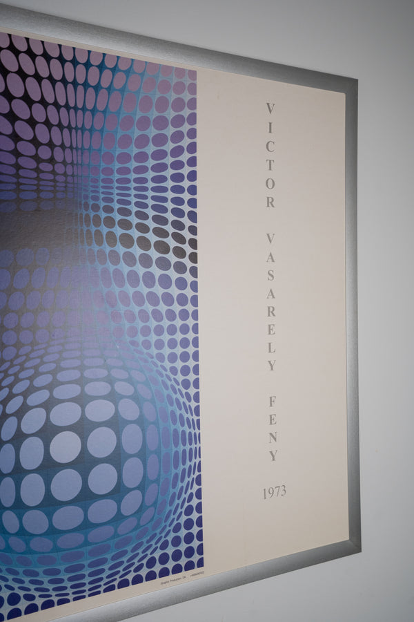 Victor Vasarely 'Feny' poster (1973)