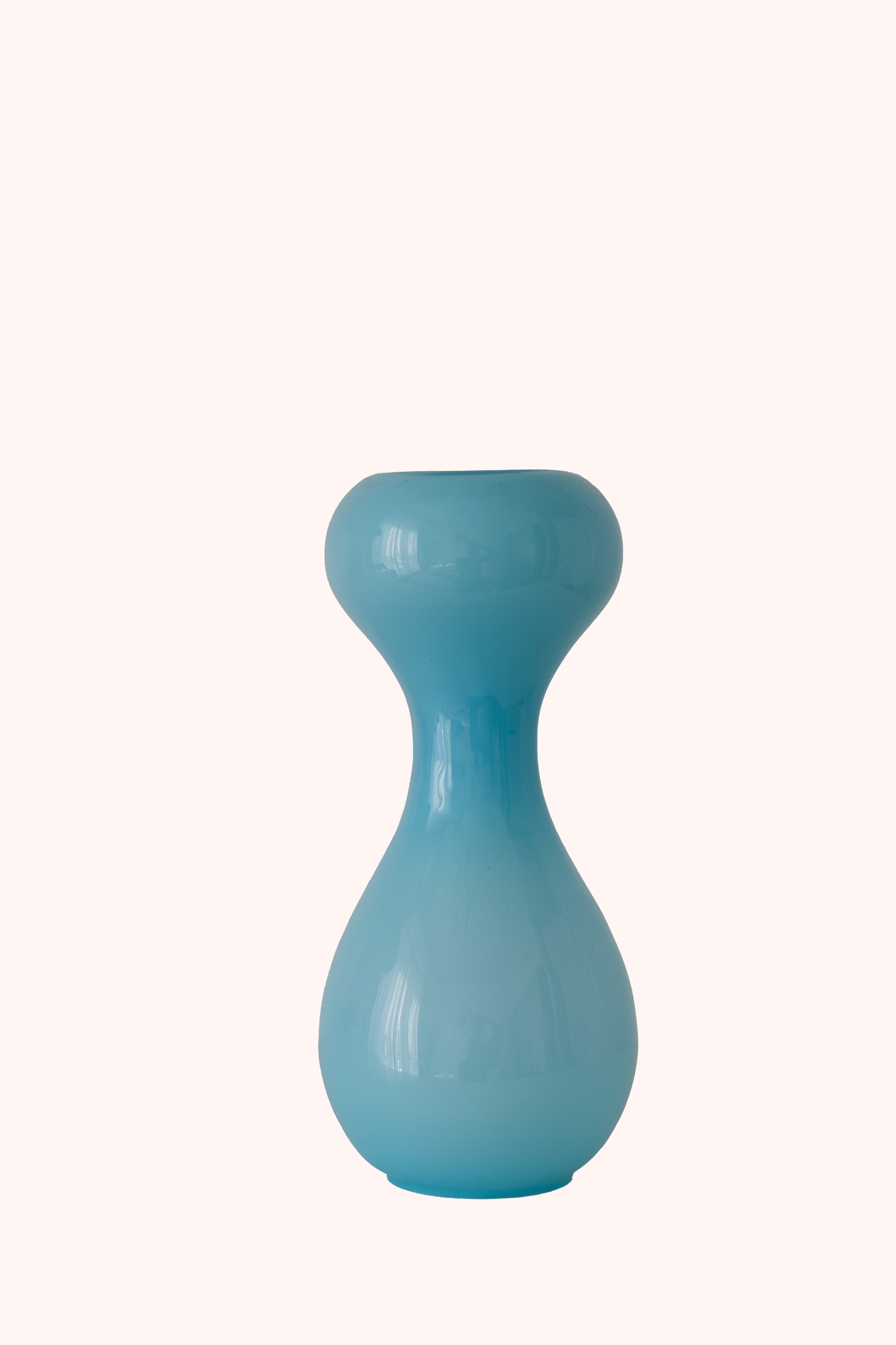 Blue Dual Tea Light Holder / Vase